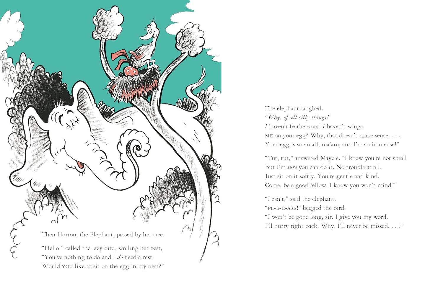HORTON HATCHES THE EGG - DR SEUSS 9780394800776_1