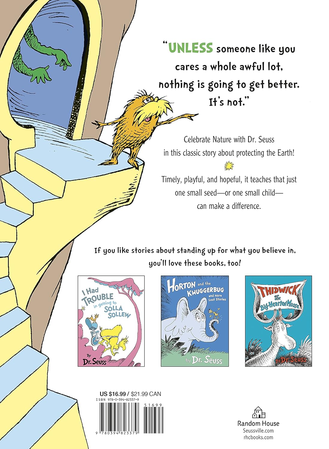 Lorax by Dr Seuss Childrens Picture 9780394823379_1