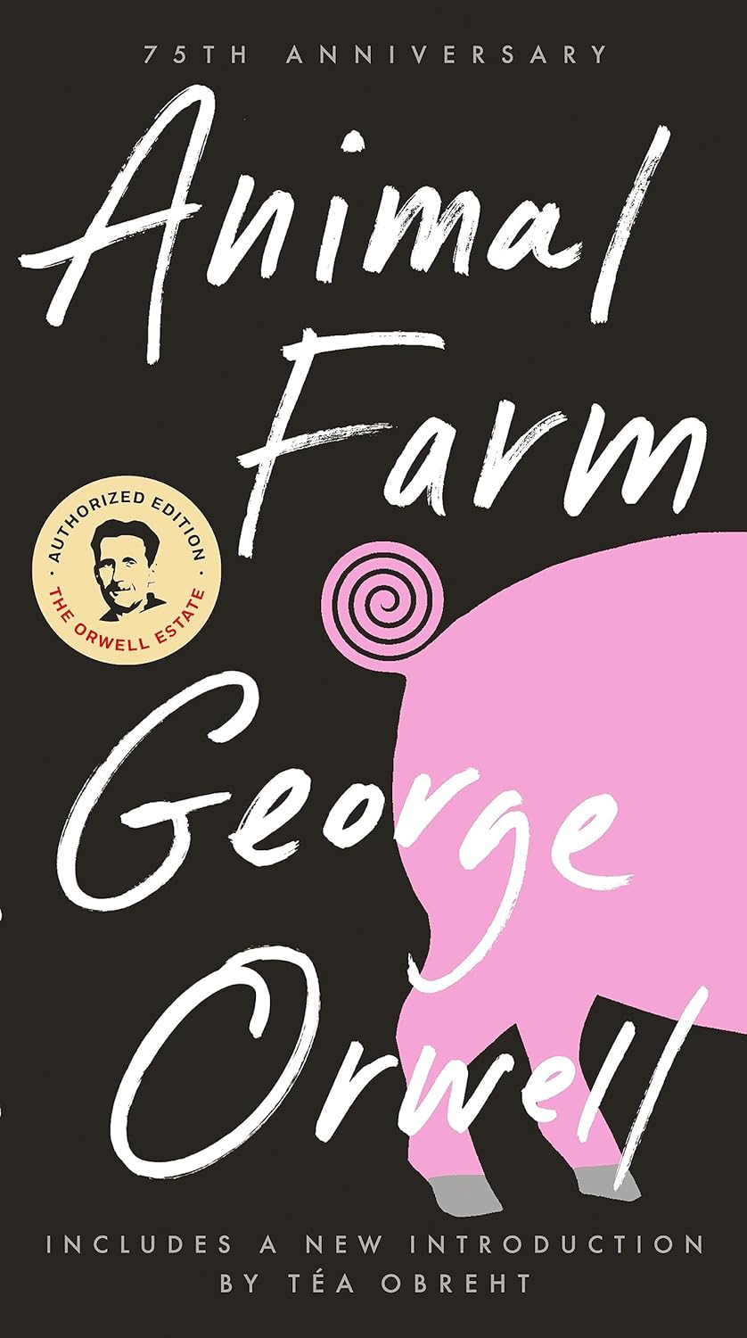 Animal Farm (Anniversary) by Orwell, George ; Baker, Russell ; Obreht, Tea 9780451526342_2f57ed6a-a4b7-44c3-9b31-8363b06f2686