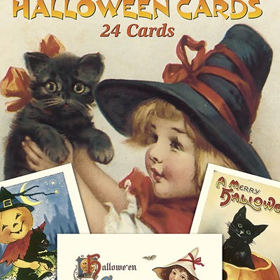 Old-Fashioned Halloween Cards: 24 Cards by Oldham. Gabriella 9780486257464