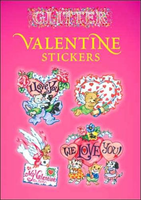 Glitter Valentine Stickers by Barbaresi. Nina 9780486438559_329fde0d-c87b-44ba-bb7a-95cee51f72e2