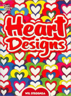 Heart Designs by Stegenga. Wil ; Coloring Books For Adults 9780486465371_2c691548-05b5-40b5-9706-7d603da0dea6