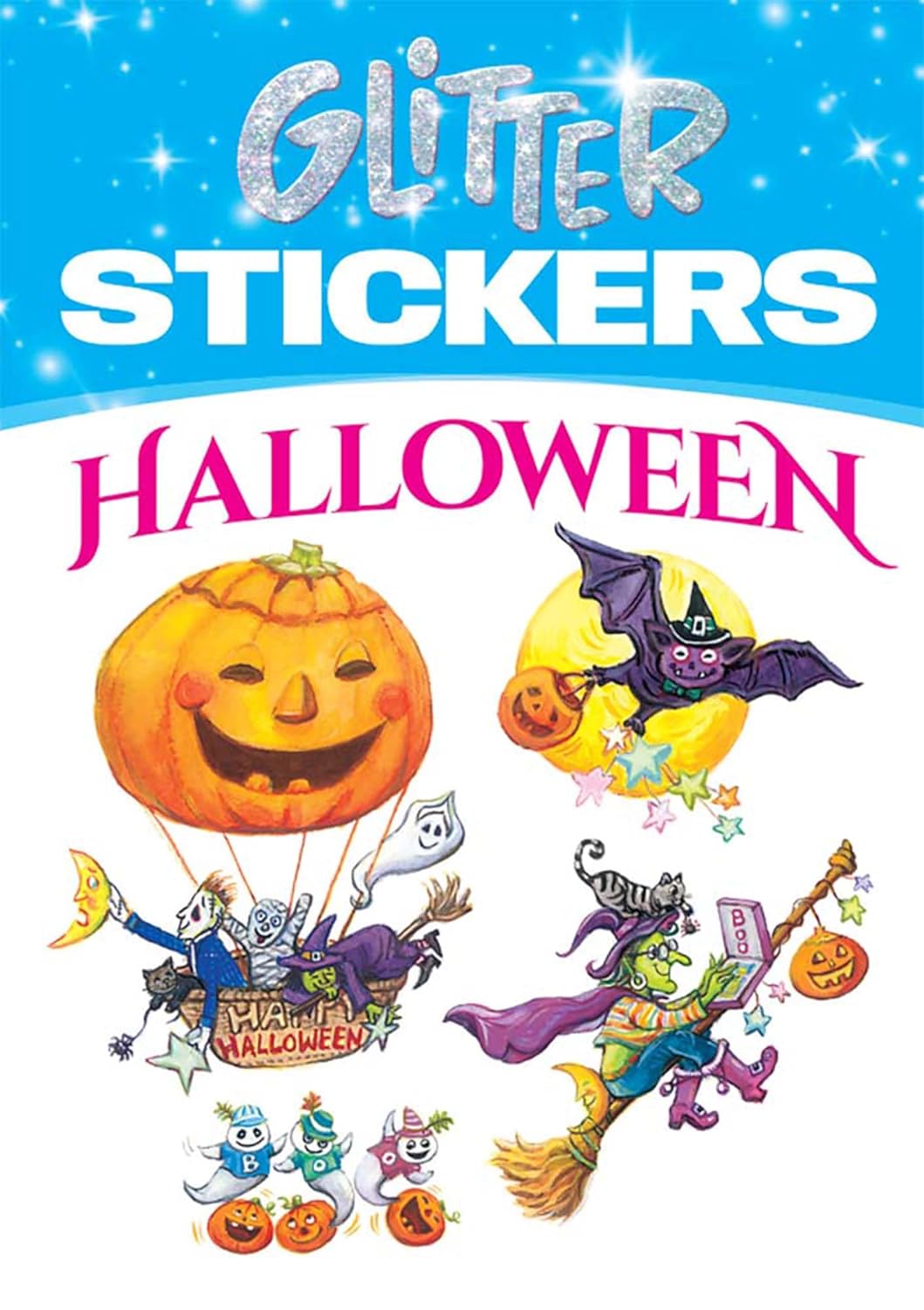 Glitter Halloween Stickers by Han. Yu-Mei 9780486467986
