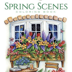 Spring Scenes Coloring Book by Goodridge. Teresa 9780486814124_d4b651b1-ddff-4743-8ab6-1ff55d10cdfe