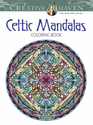 Creative Haven Celtic Mandalas Coloring Book by Buziak. Cari 9780486814230
