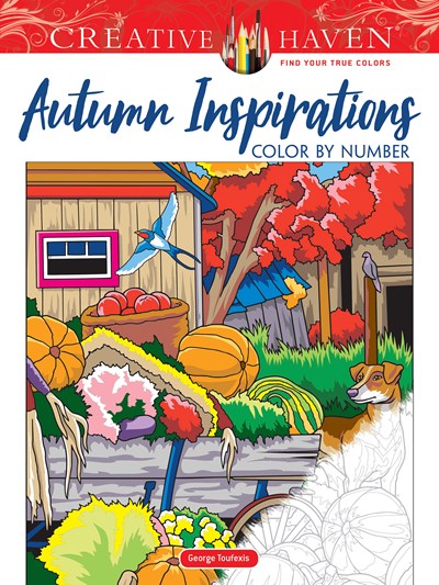 Creative Haven Autumn Inspirations Color By Number by Toufexis. George 9780486844749