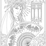 Creative Haven Gothic Fantasy Coloring Book by Noble. Marty 9780486848501_3