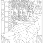 Creative Haven Gothic Fantasy Coloring Book by Noble. Marty 9780486848501_4