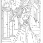 Creative Haven Gothic Fantasy Coloring Book by Noble. Marty 9780486848501_6