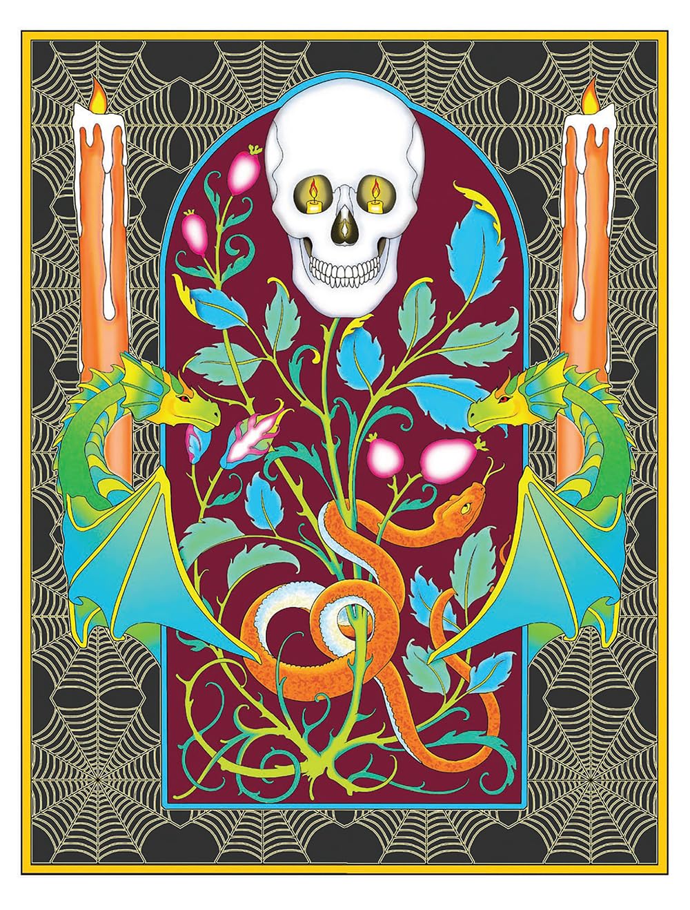 Creative Haven Gothic Fantasy Coloring Book by Noble. Marty 9780486848501_7