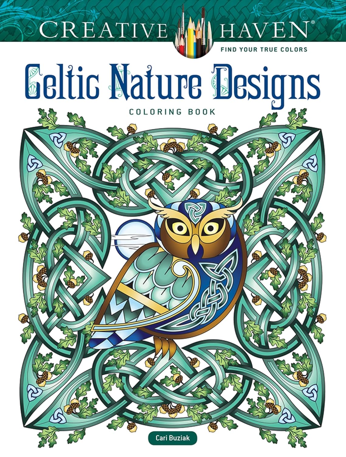 Creative Haven Celtic Nature Designs Coloring Book by Buziak. Cari 9780486850191