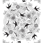 Creative Haven Celtic Nature Designs Coloring Book by Buziak. Cari 9780486850191_6