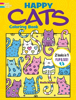 Happy Cats Coloring Book/Happy Cats Color By Number 9780486850221