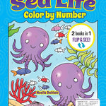 Super Cute Sea Life Coloring Book/Color By Number by Dahlen. Noelle 9780486850238_1
