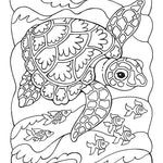 Super Cute Sea Life Coloring Book/Color By Number by Dahlen. Noelle 9780486850238_3