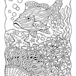 Super Cute Sea Life Coloring Book/Color By Number by Dahlen. Noelle 9780486850238_5