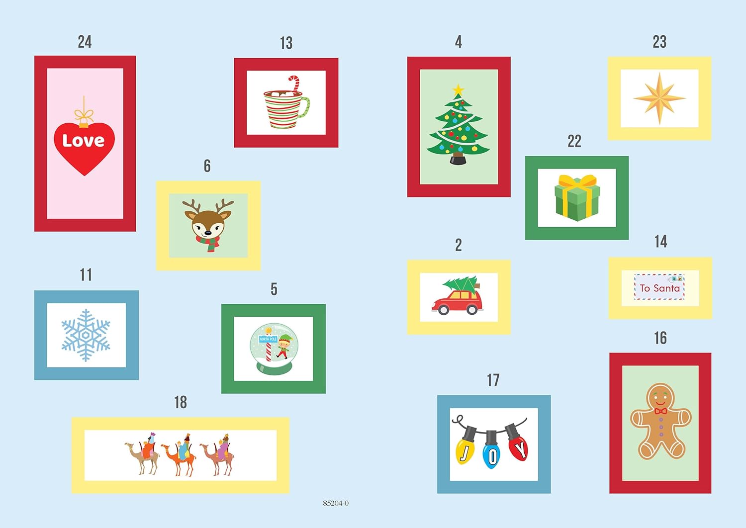 Advent Sticker Activity Book by Kurtz. John 9780486852041_4