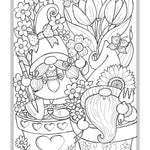 Whimsical Gnomes Coloring Book by Goodridge. Teresa 9780486852515_6
