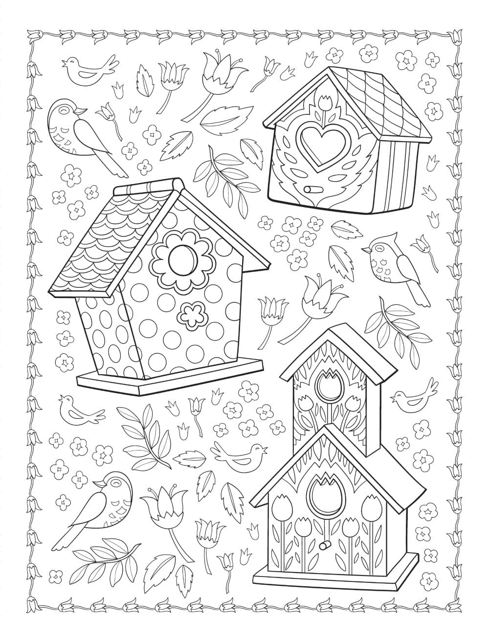 Beautiful Blooms Coloring Book by Mazurkiewicz. Jessica 9780486852768_2