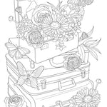 Beautiful Blooms Coloring Book by Mazurkiewicz. Jessica 9780486852768_3