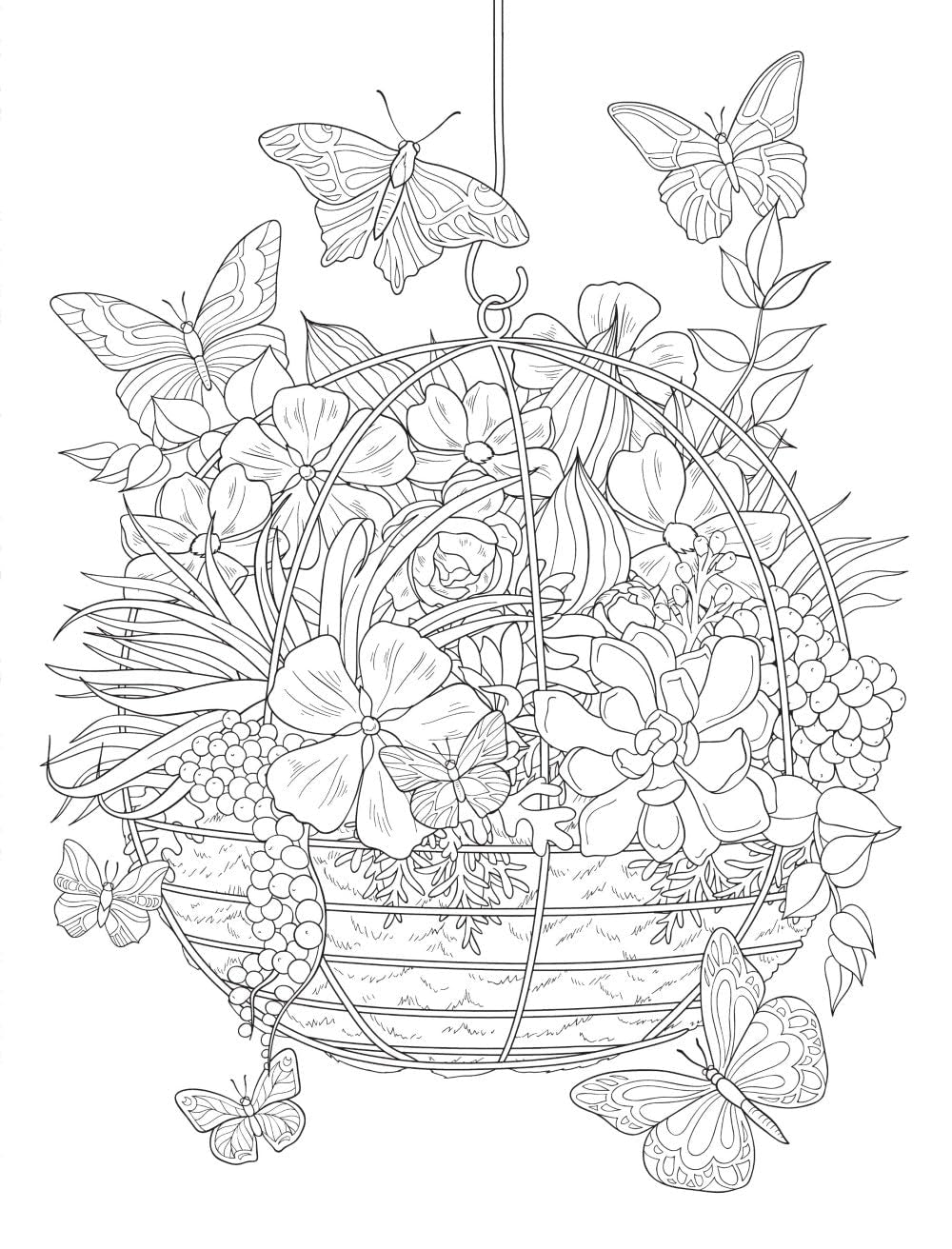 Beautiful Blooms Coloring Book by Mazurkiewicz. Jessica 9780486852768_4