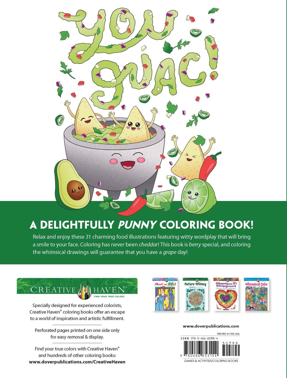 Creative Haven Romaine Calm & Carrot On Coloring Book by Mazurkiewicz. Jessica 9780486853154_1