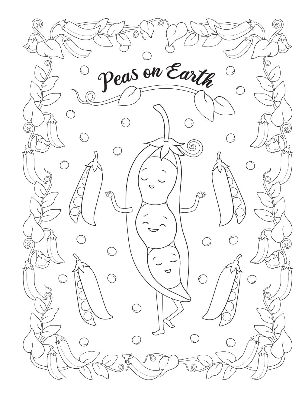 Creative Haven Romaine Calm & Carrot On Coloring Book by Mazurkiewicz. Jessica 9780486853154_5