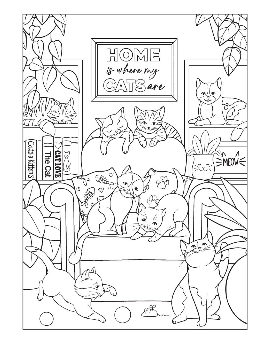 Creative Haven Cat Mom Coloring Book by Taylor. Jo 9780486853529_3