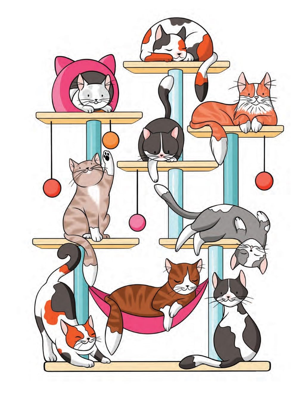 Creative Haven Cat Mom Coloring Book by Taylor. Jo 9780486853529_7