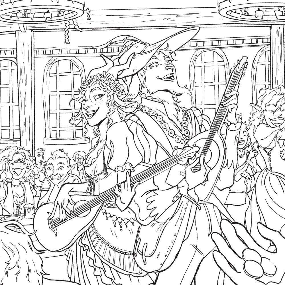 Everyday Magic: A Cozy Fantasy Coloring Book by Bidault. Ana 9780486853581_4