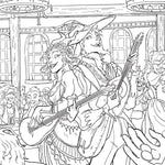 Everyday Magic: A Cozy Fantasy Coloring Book by Bidault. Ana 9780486853581_4