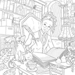 Everyday Magic: A Cozy Fantasy Coloring Book by Bidault. Ana 9780486853581_8