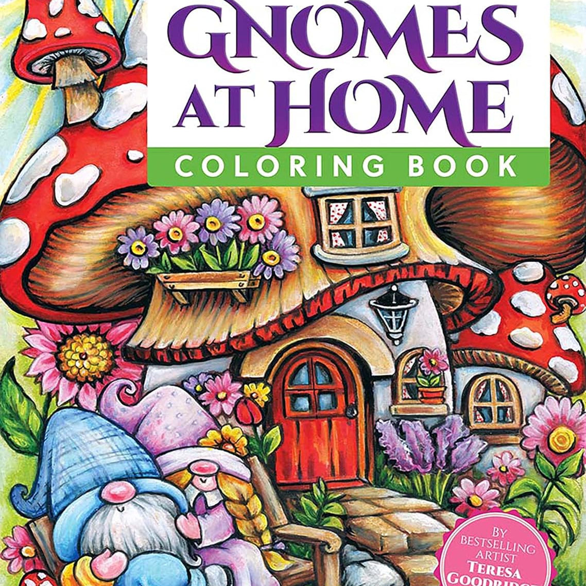 Gnomes At Home Coloring Book by Goodridge. Teresa 9780486854205