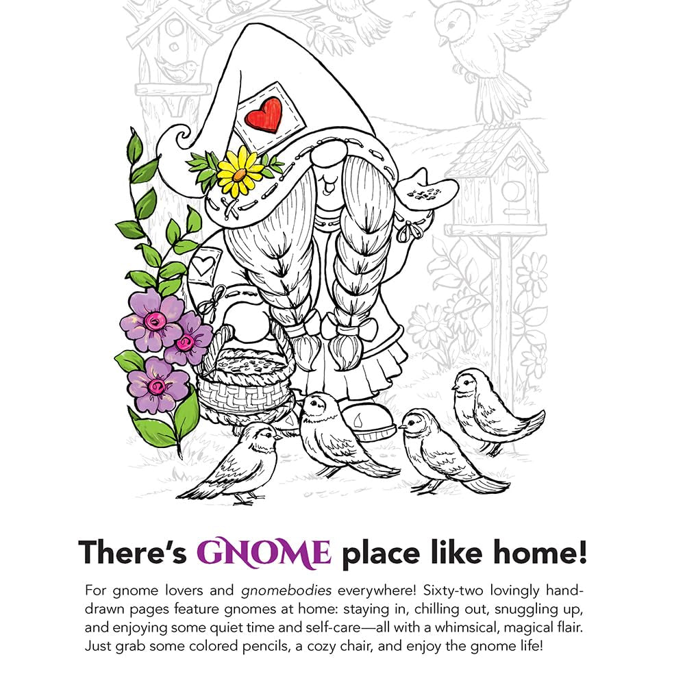 Gnomes At Home Coloring Book by Goodridge. Teresa 9780486854205_1