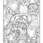 Gnomes At Home Coloring Book by Goodridge. Teresa 9780486854205_5