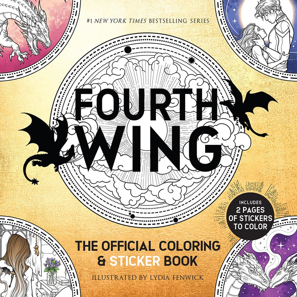 Fourth Wing: The Official Coloring & Sticker Book by Fenwick. Lydia 9780486856278