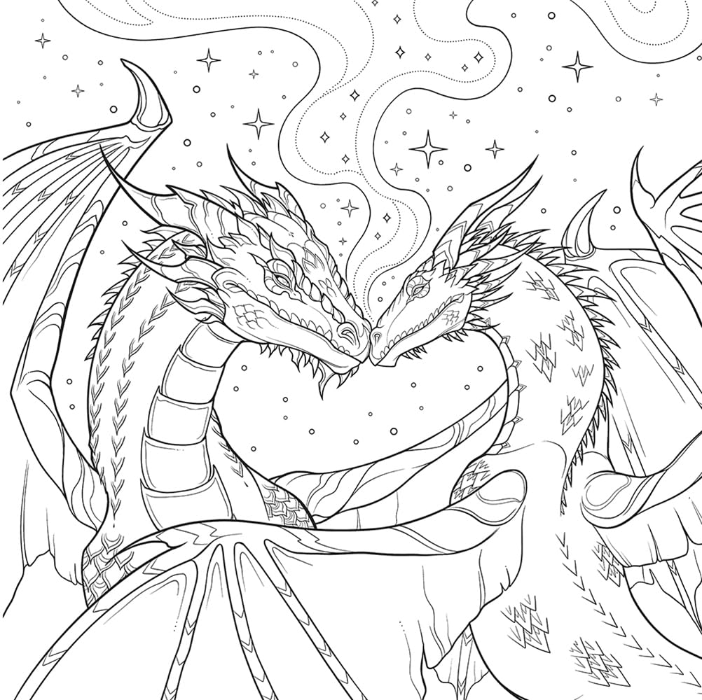 Fourth Wing: The Official Coloring & Sticker Book by Fenwick. Lydia 9780486856278_5
