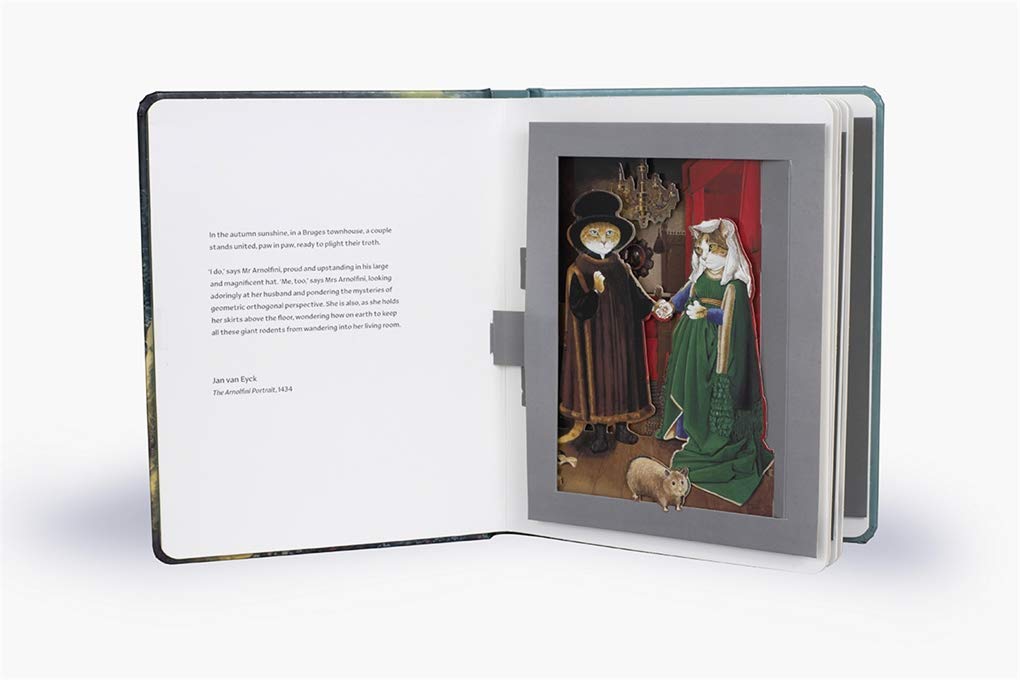 Cats In Art: A Pop-Up Book by Fletcher. Corina; Herbert. Susan 9780500023594_2