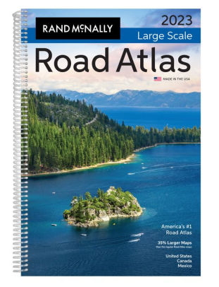 2023 Large Scale Road Atlas -Rand Mcnally 9780528026348