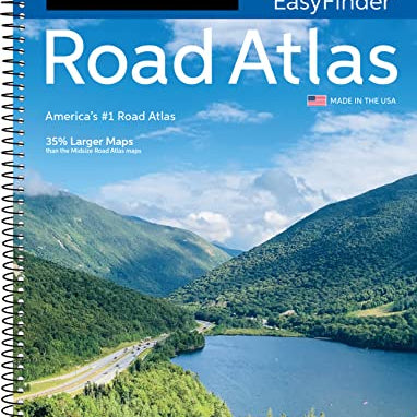 2022 Easyfinder Midsize Road Atlas -Rand Mcnally 9780528026362