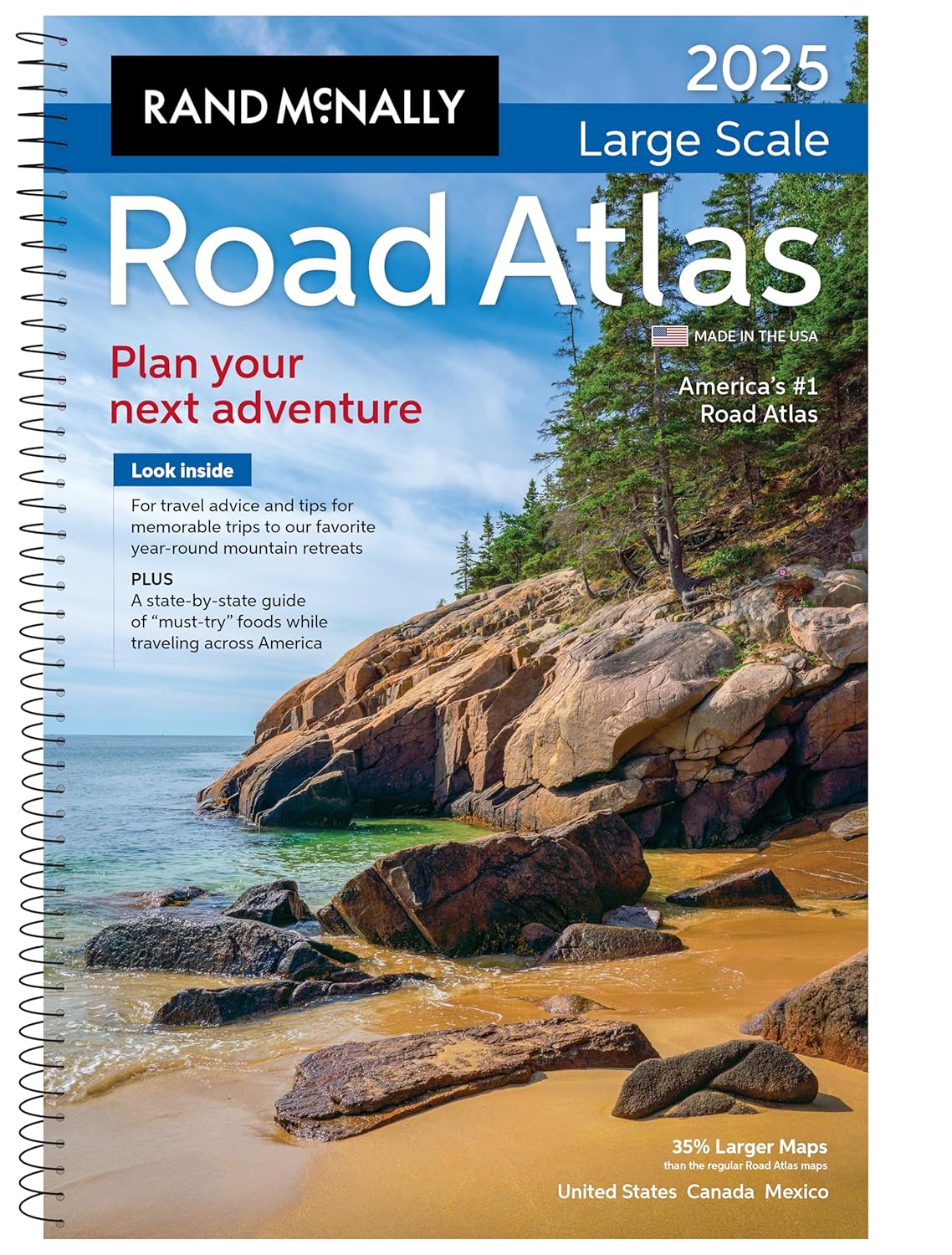 2025 Large Scale Road Atlas - Rand Mcnally 9780528027598