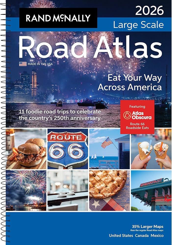 2026 LARGE SCALE ROAD ATLAS - RAND MCNALLY 9780528029295