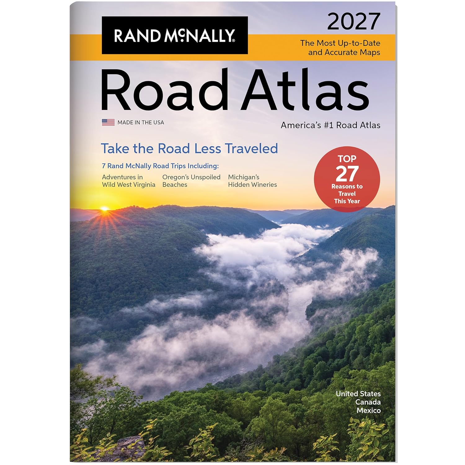 Rand Mcnally 2027 Road Atlas 20 9780528029486