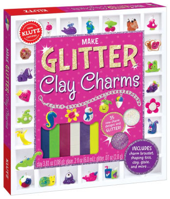 Make Glitter Clay Charms by Klutz 9780545858465