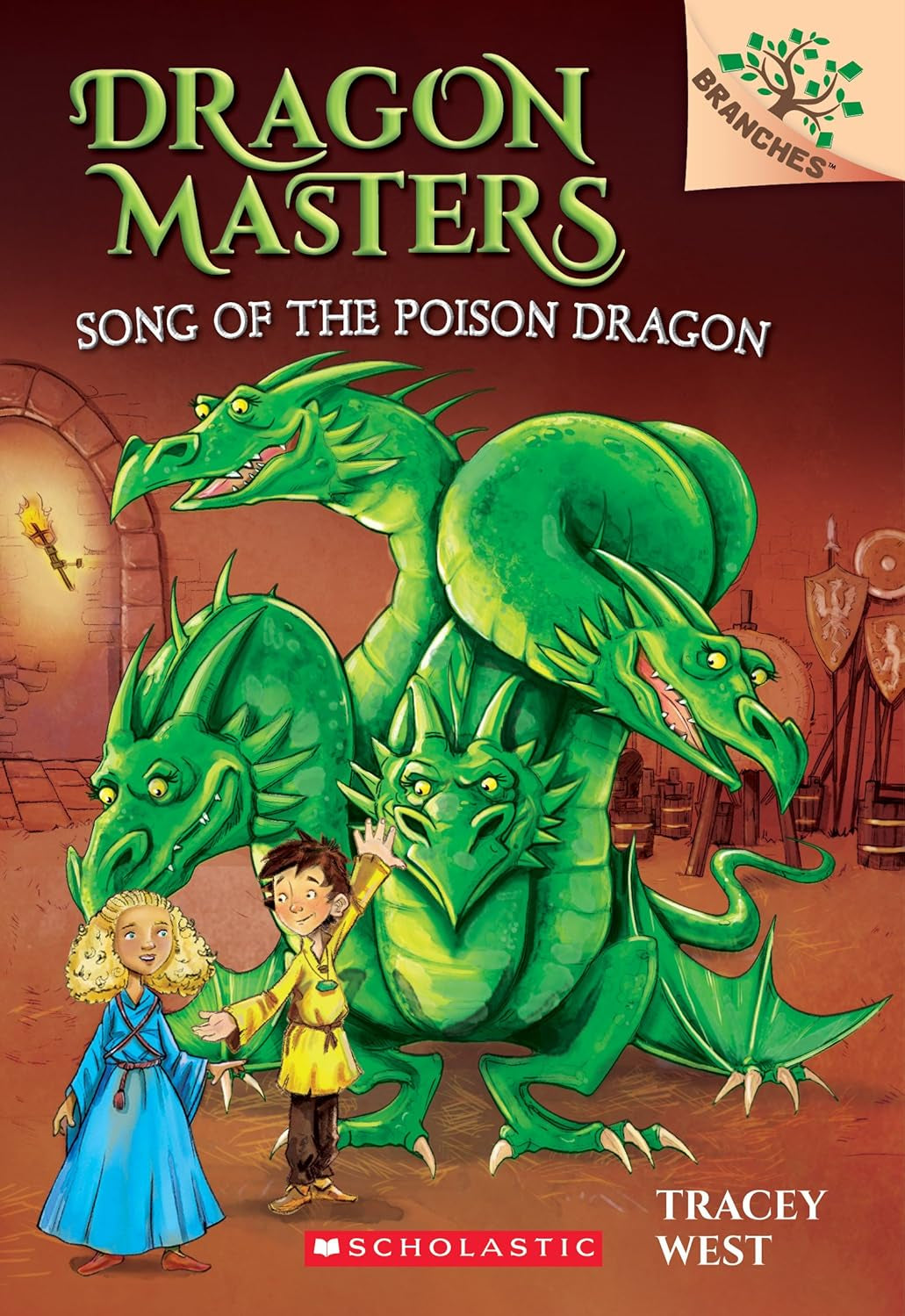 SONG OF THE POISON DRAGON (DRAGON MASTERS #5) - WEST. TRACEY; JONES. DAMIEN 9780545913874