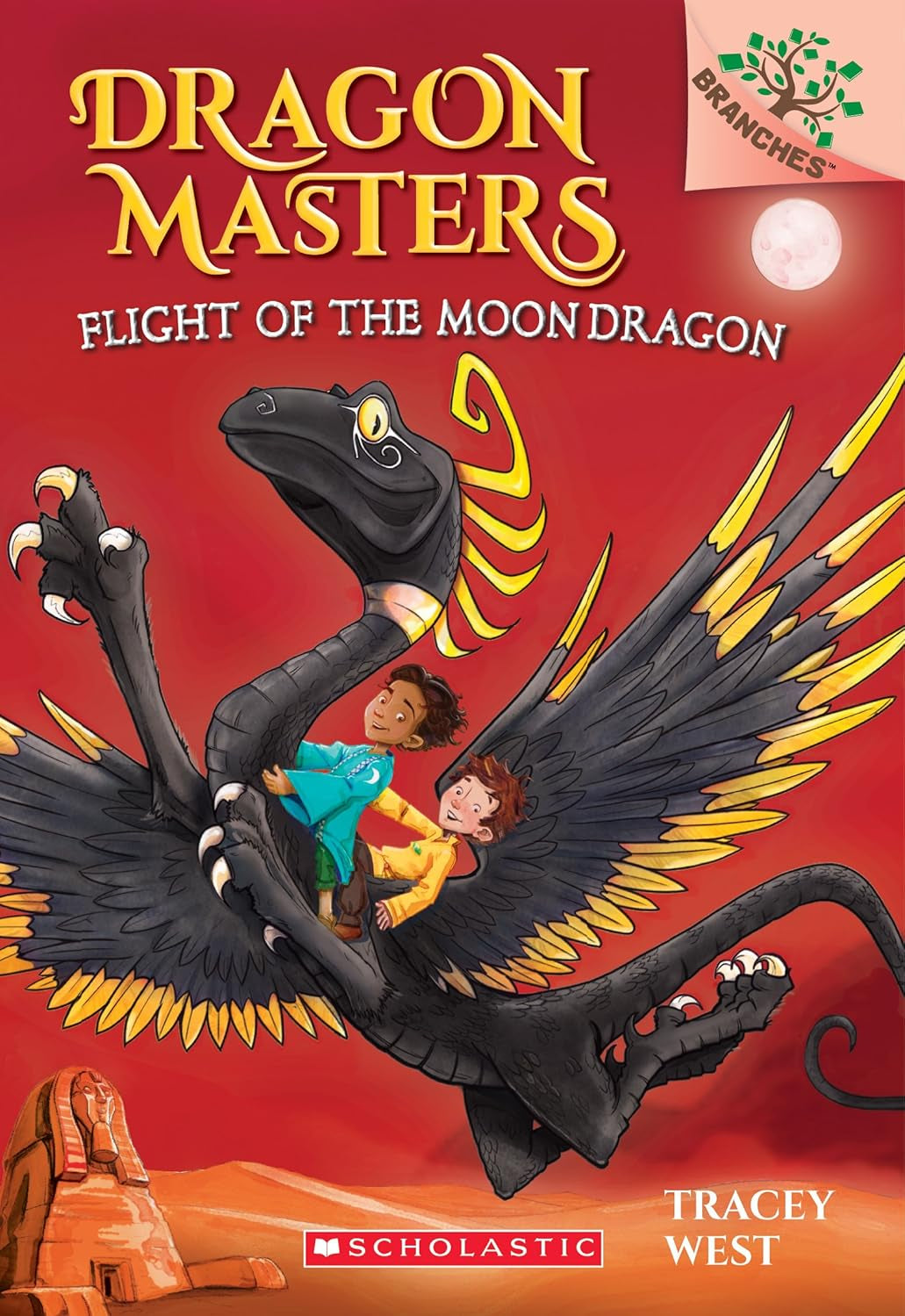 FLIGHT OF THE MOON DRAGON (DRAGON MASTERS #6) - WEST. TRACEY; JONES. DAMIEN 9780545913928