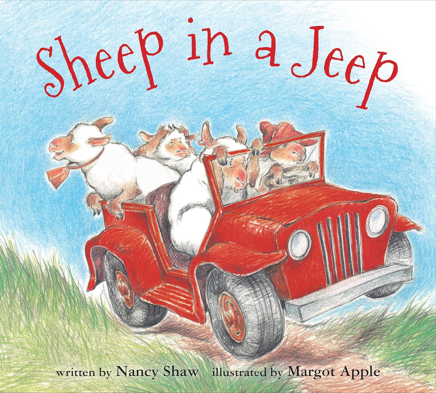 Sheep In A Jeep by Shaw. Nancy E.Board Book 9780547338057_1