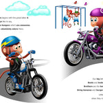 Mimi And Moto Ride The Alphabet by Augustyn. Mark Childrens Picture 9780578467481_1