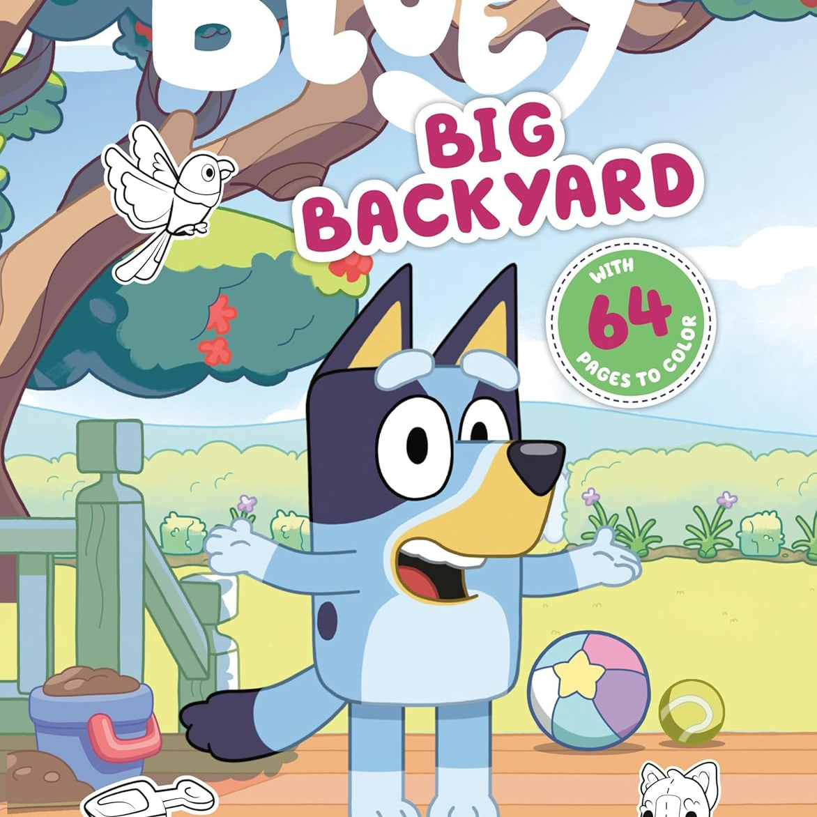Bluey: Big Backyard: A Coloring Book by Penguin Young Readers 9780593224588