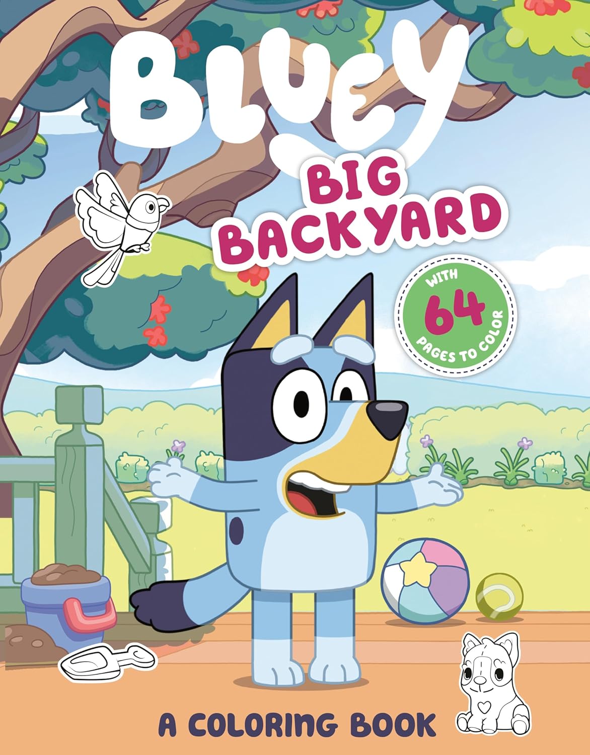 Bluey: Big Backyard: A Coloring Book by Penguin Young Readers 9780593224588